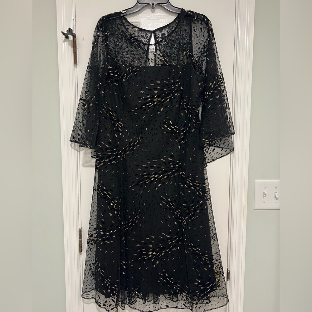 Black and Gold NYE dress